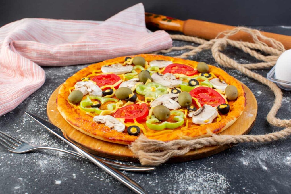 pizza vegetal